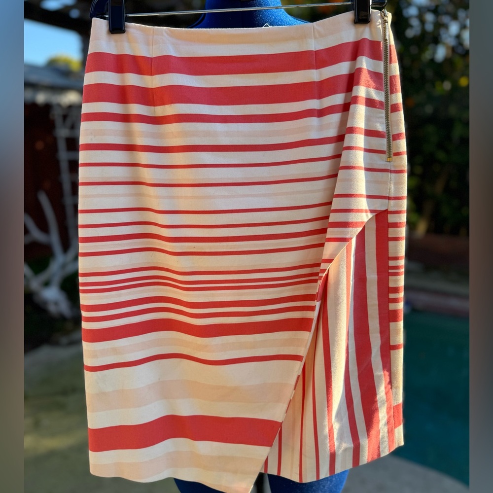Alex Marie Midi Asymmetrical Pencil Skirt Size 4